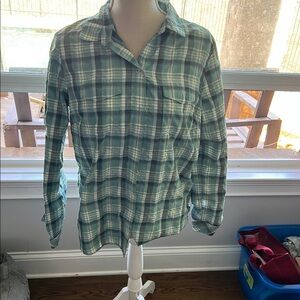 Men's Green Plaid Shirt